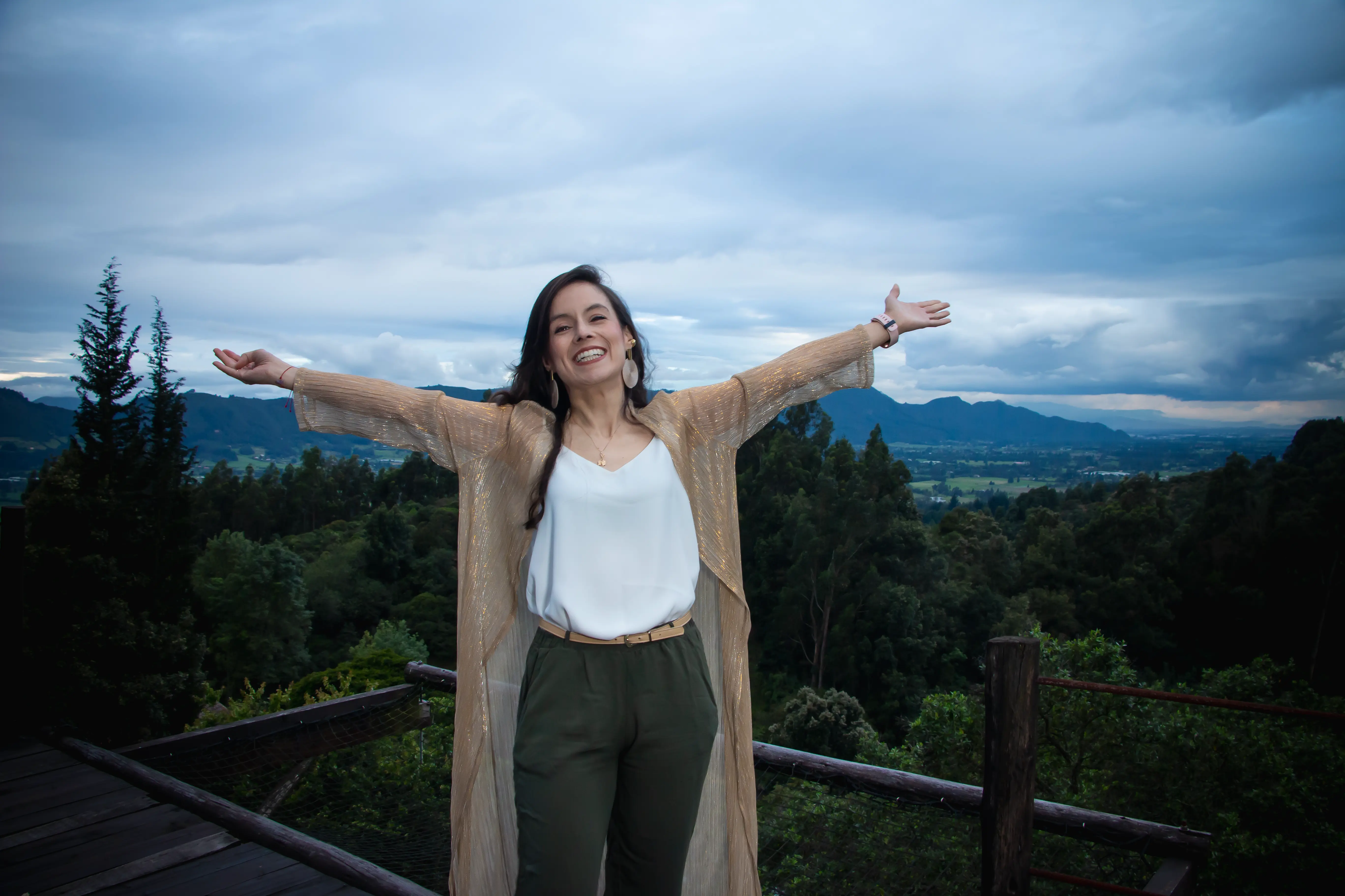 Tatiana Ortega Galvis en la naturaleza